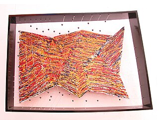 A graphic interpretation of the Burletta movement of Bartók's String Quartet No. 6, by artist Joel Epstein